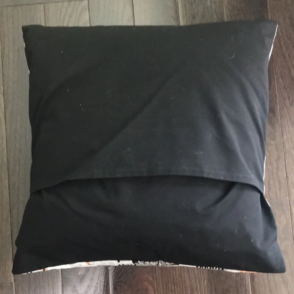 Festive Halloween Pillow with Pumpkins